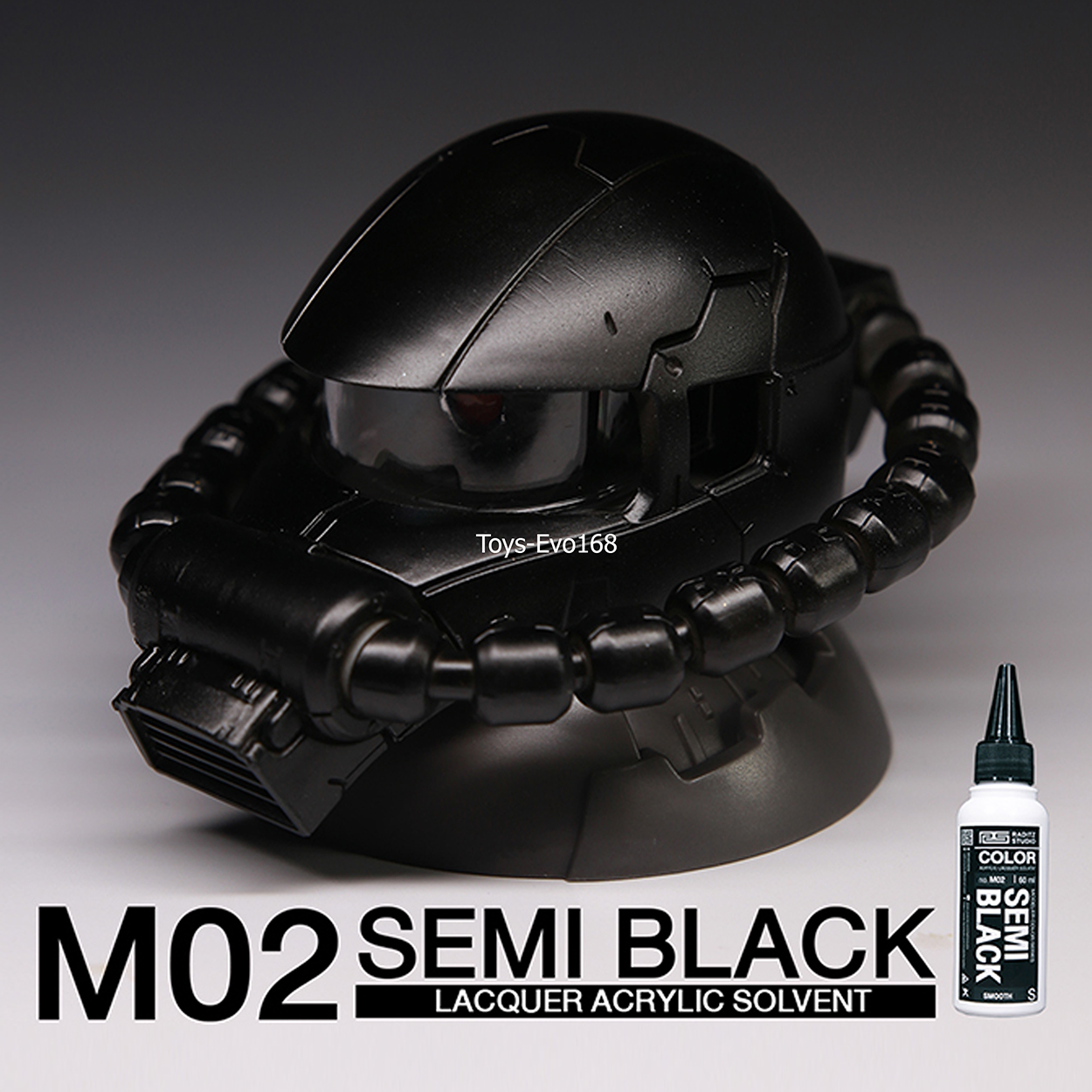 No. M02 Semi Black