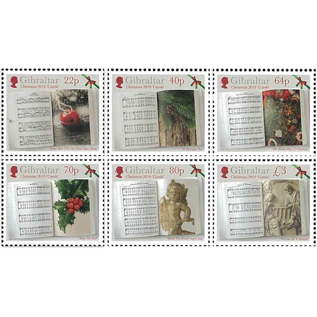 Gibraltar Stamp, 2019 Christmas Carols