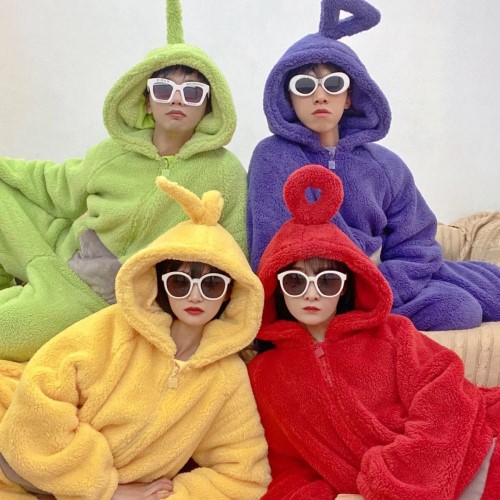 7C27ชุดมาสคอต ชุดนอน เทเลทับบี้ Mascot Bajamas Teletubbies Costume