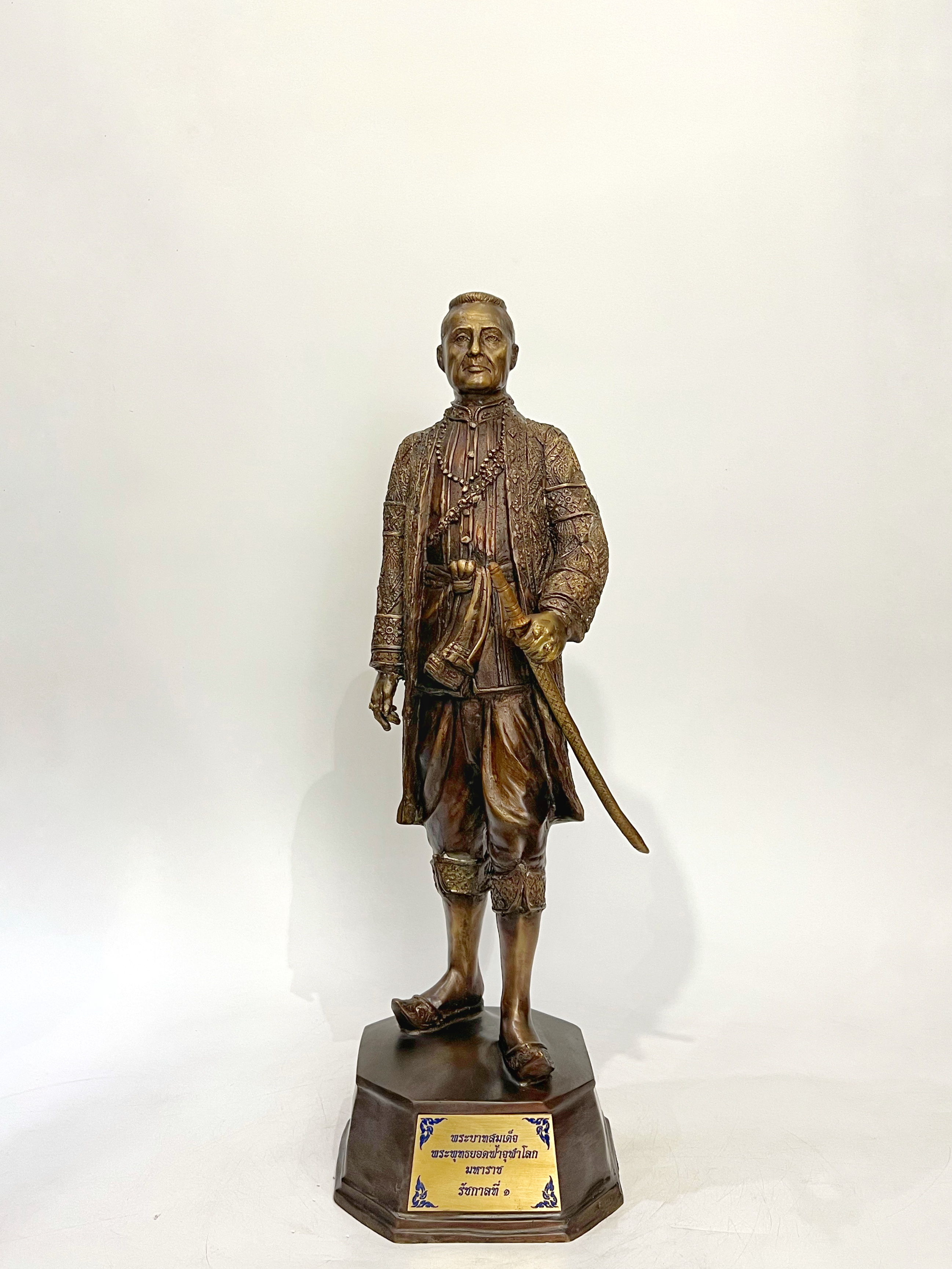 รูปหล่อ รัชกาลที่ 1 ร.1 หน้าตัก 9" พระบาทสมเด็จพระพุทธยอดฟ้าจุฬาโลกมหาราช
