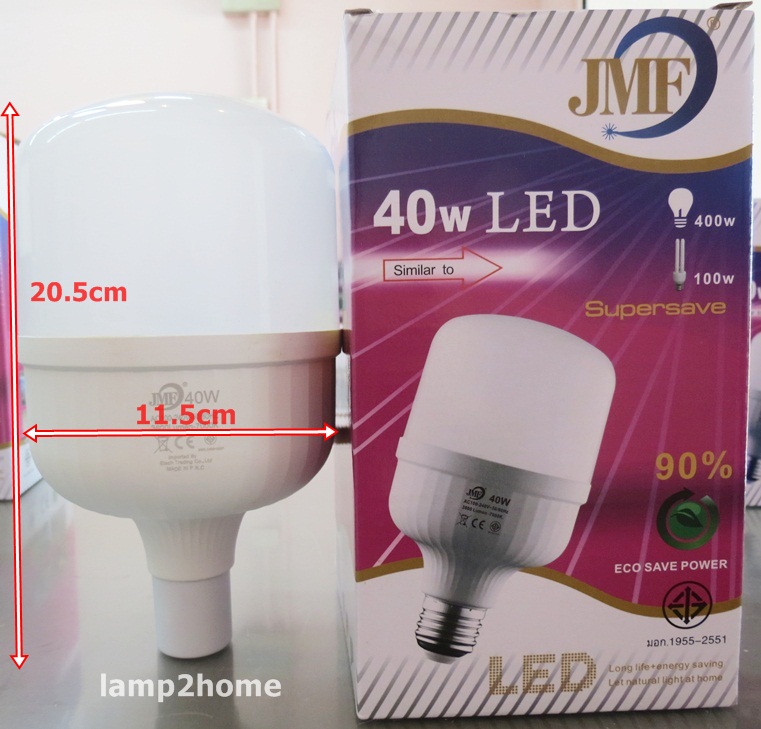 หลอด LED ทรงกระบอก (หลอดตลาดนัด)