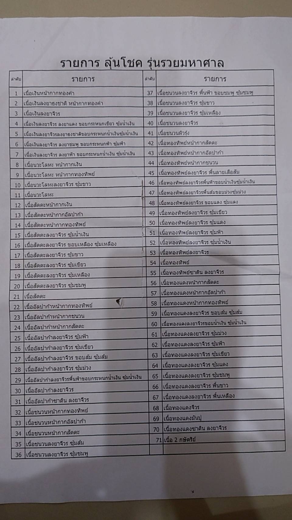 เหรียญรุ่นรวยมหาศาล เนื้อเงิน ลงยาจีวร ลงยาพื้นชมพู ขอบกนกฟ้า ซุ้มฟ้า หลวงพ่อพัฒน์ วัดห้วยด้วน โคท 61