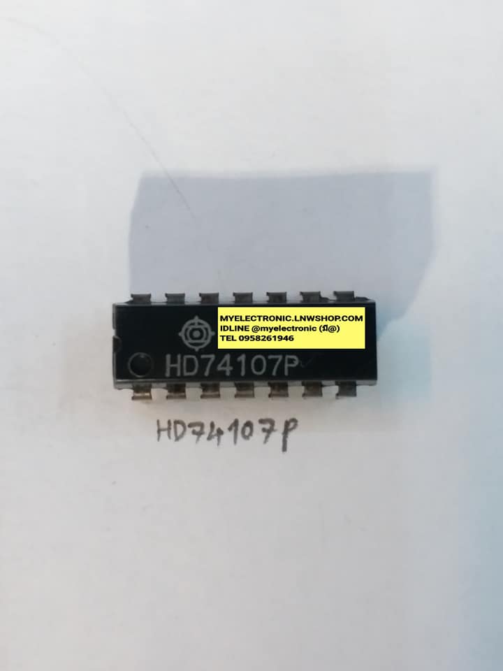HD74107Pไอซี74107ตัวถังDIP14ขายี่ห้อฮิตาชิIC