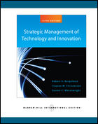 Strategic Management of Technology and Innovation 5ED Y2009 ISBN 9780071263290