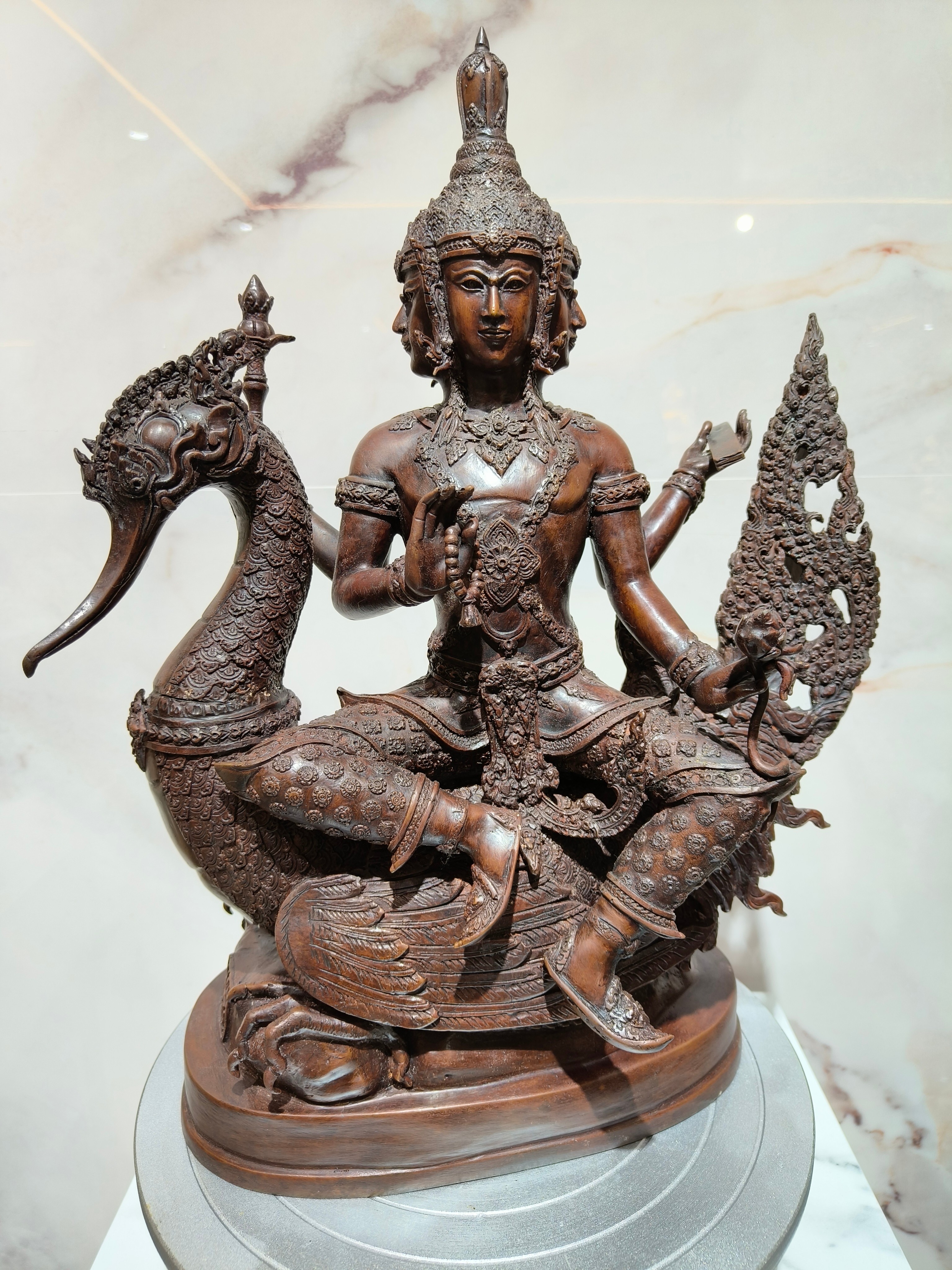 รูปหล่อ พระพรหมทรงหงส์ หน้าตัก 9 นิ้ว