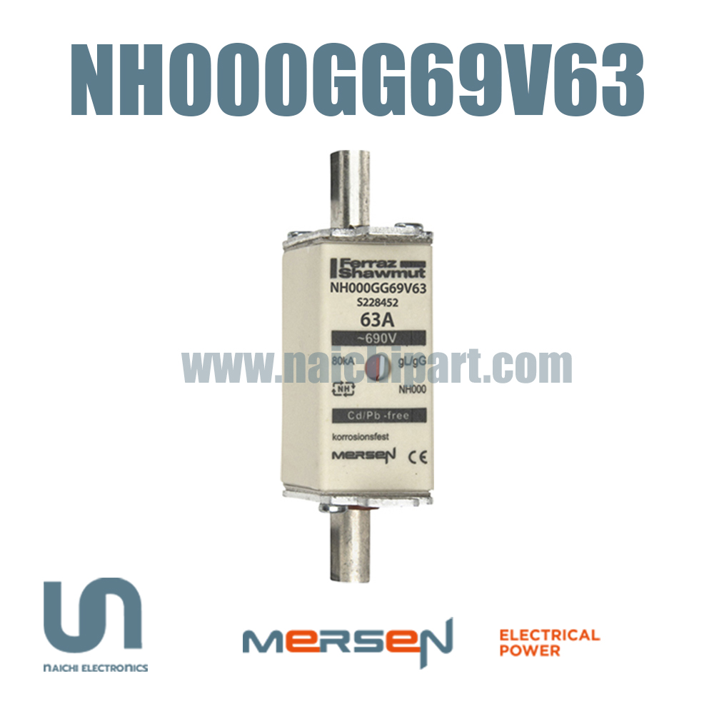 NH000GG69V63 63A 690V MERSEN