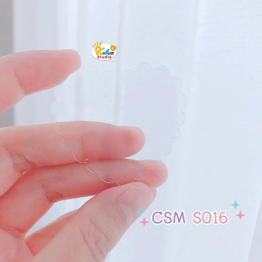 แม่พิมพ์ซิลิโคน SHAKE S016 หัวใจขอบหยัก แบบกลวง