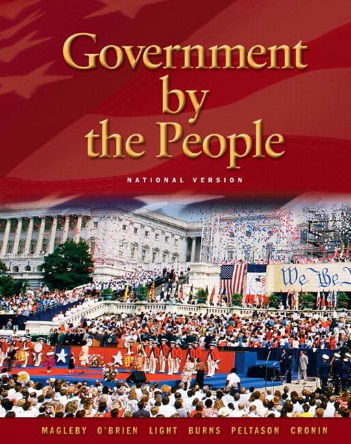 Government By the People - National Version, ISBN 9780131921597