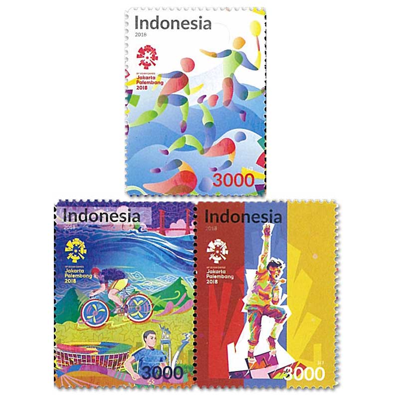 Indonesia Stamp, 2018 18th Asian Games