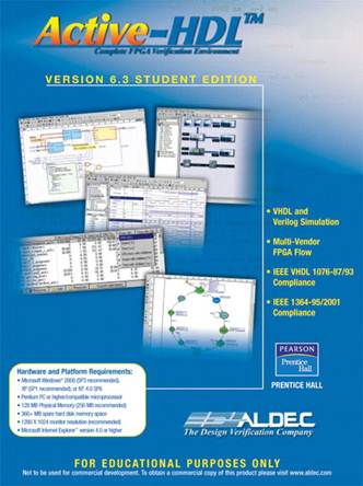 Active-HDL 6.3 Student Edition, ISBN 9780131866973