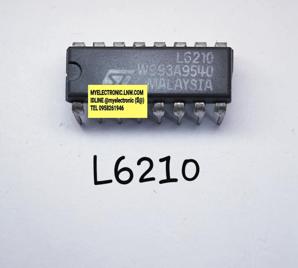 L6210ยี่ห้อSTตัวถังDIP16ขาราคาตัวละบาท