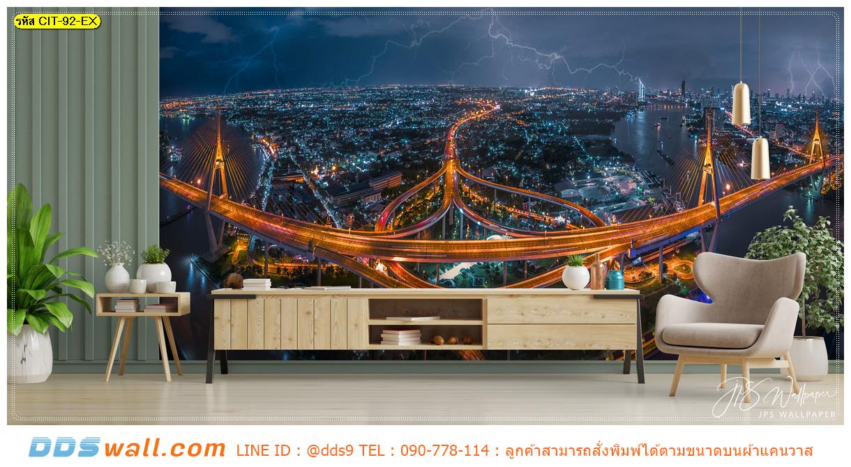 ภาพแคนวาส ตกแต่งภายในมุมบ้าน ด้วยภาพพิมพ์ลายเมืองในต่างประเทศ คุณภาพดี