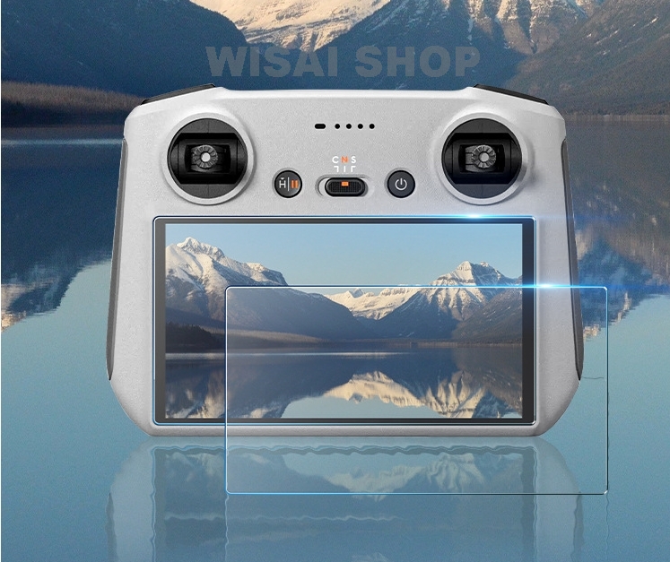 2 ชิ้น ฟิล์มกระจกกันรอย Screen Protective Film Tempered Glass สำหรับรีโมท DJI RC for DJI MINI 3 PRO