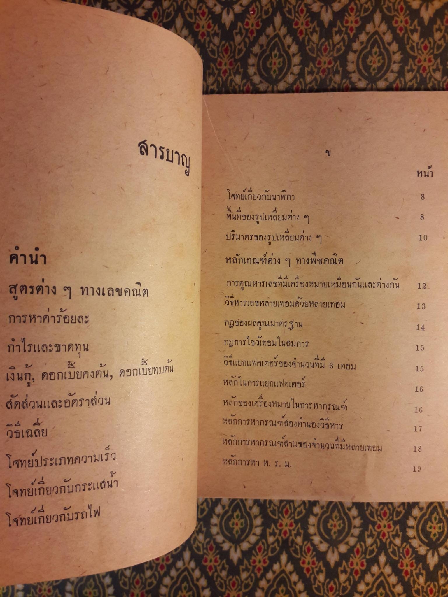 รวมสูตรคณิตศาสตร์ สำหรับชั้นมัธยมปีที่ 4 5 6