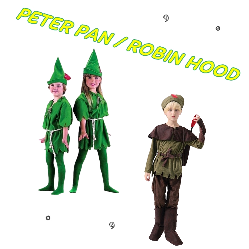 7C127 ชุดเด็ก ปีเตอร์แพน โรบินฮู้ด Peter Pan or Robin Hood Costumes