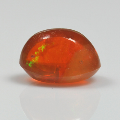 **ขายแล้ว**โอปอลไฟ (Fire Opal) จากเม็กซิโก 1.00 กะรัต สีส้มอมแดง