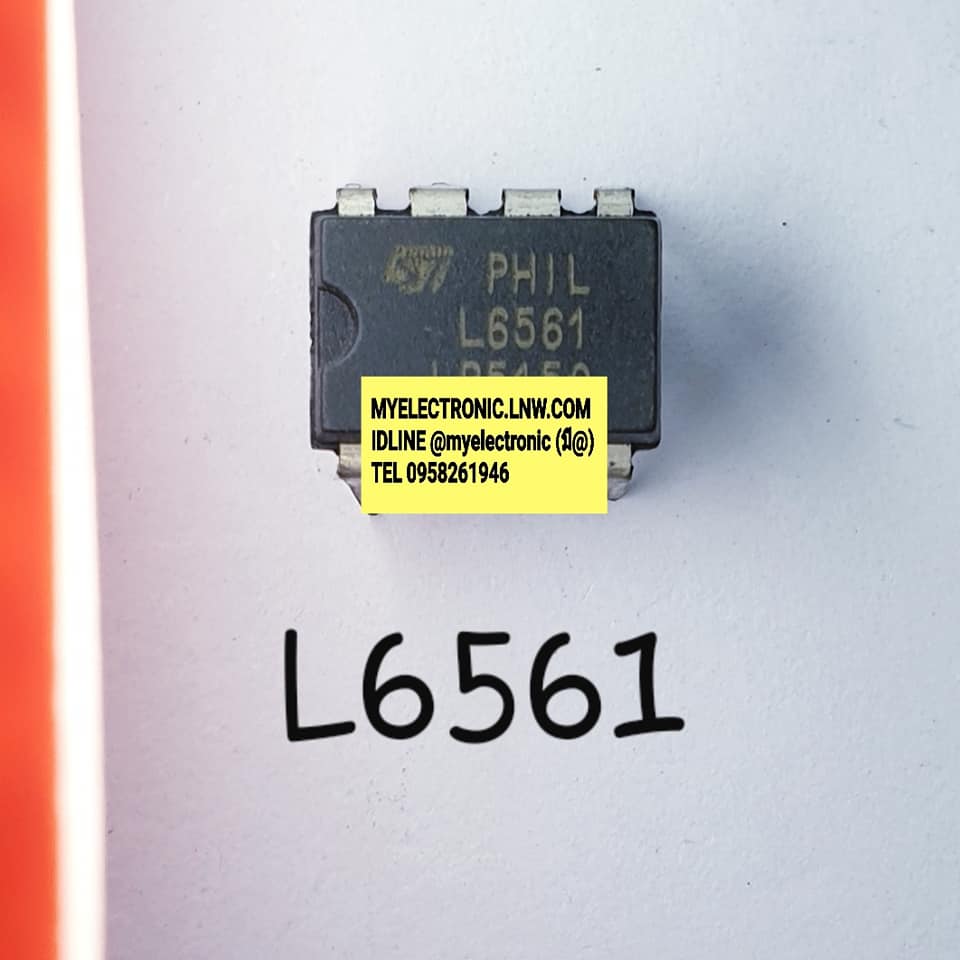 ขาย L6561 ยี่ห้อ ST-THOMSAN SGS ตัวถังDIP8ขา ไอซี IC ราคา ตัวละ . . บาท