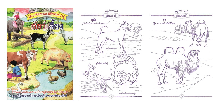 SET ระบายสี ชุดโลกมหัศจรรย์ ชีวิตสัตว์น่ารู้ (8 เล่ม)