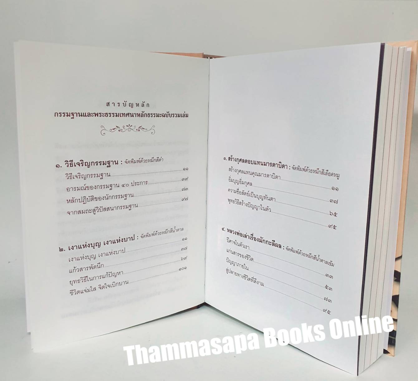 กรรมฐาน พระธรรมเทศนาหลักธรรมะ ฉบับรวมเล่ม หลวงพ่อจรัญ ปกแข็งพิมพ์ใหม่ 2567