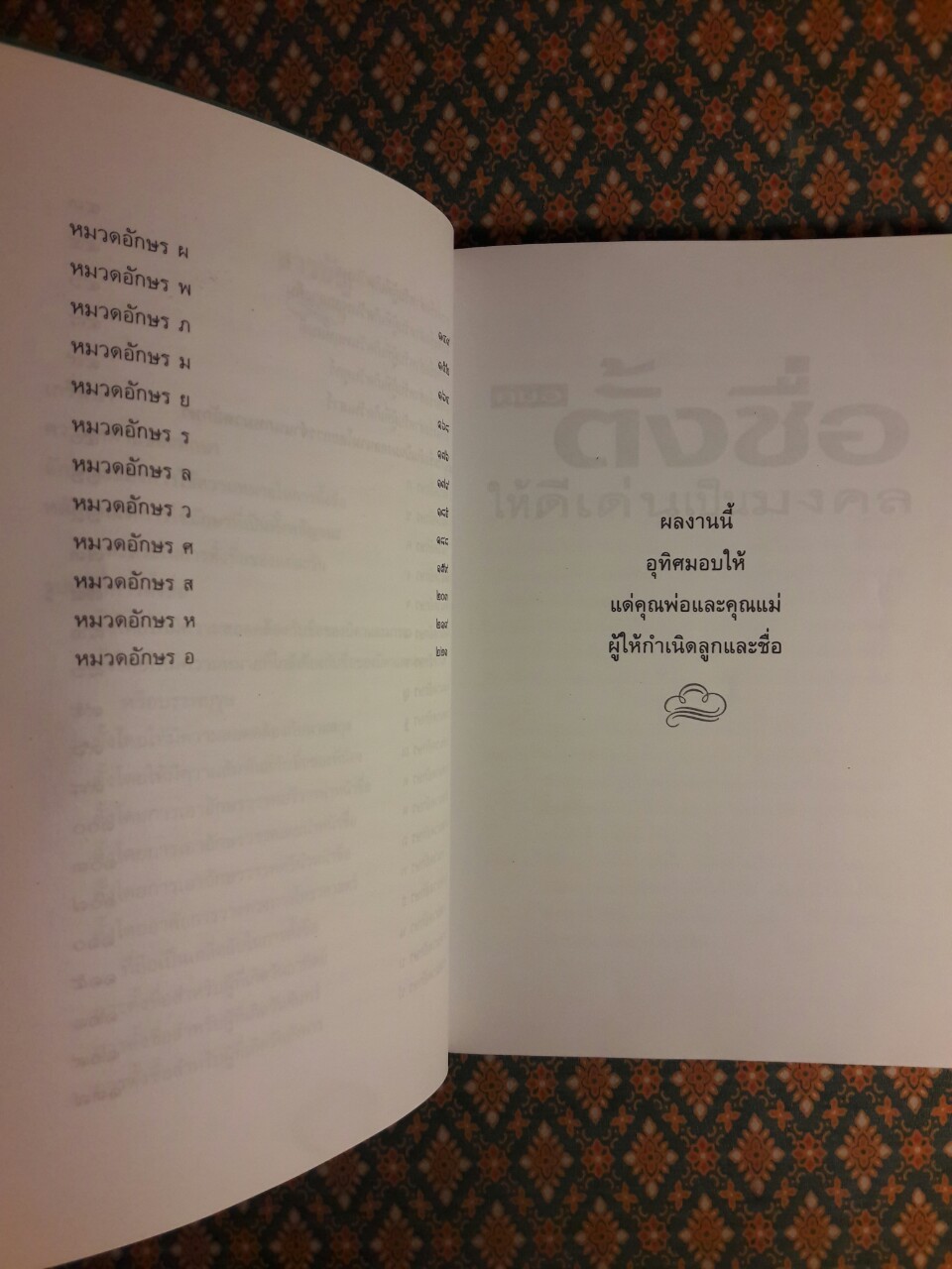 คู่มือตั้งชื่อให้ดีเด่นเป็นมงคล