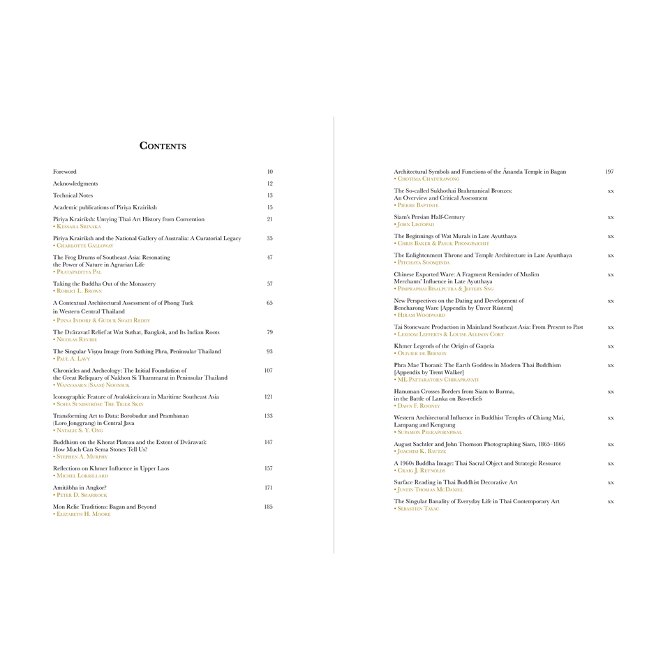 PRE-ORDER DECODING SOUTHEAST ASIAN ART STUDIES IN HONOR OF PIRIYA KRAIRIKSH รับสินค้าปลายเดือนกันยายน 65