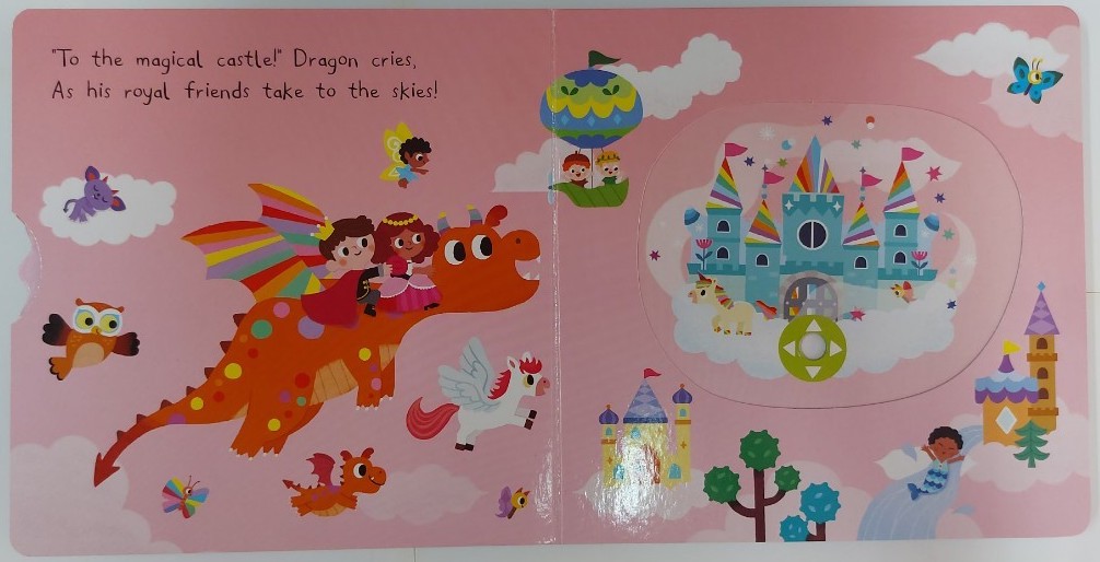 My Magical Activities Board Book Push Pull Slide หนังสือภาษาอังกฤษสำหรับเด็ก ของสำนักพิมพ์ Campbell ชุด My Magical