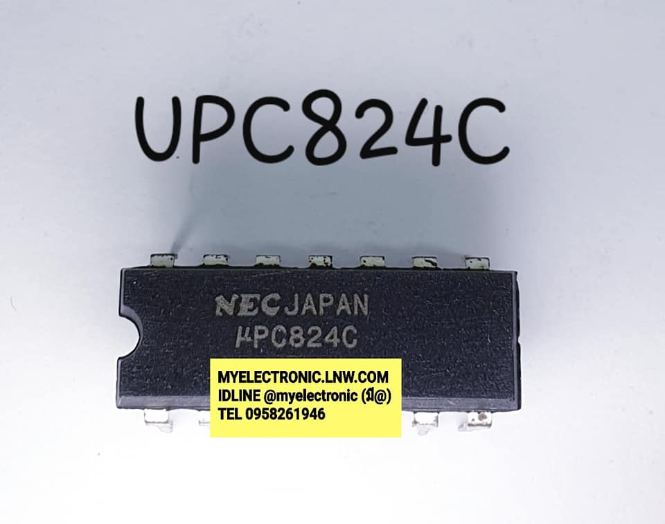 ICUPC824Cยี่ห้อNECตัวถังDIP14ราคาตัวละ