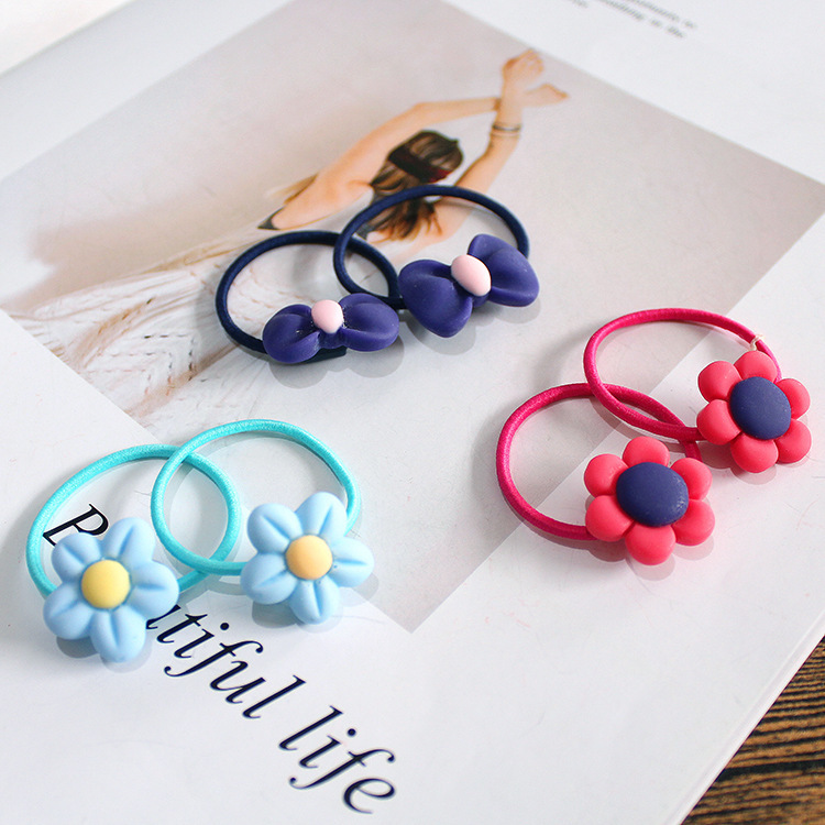 MUISUNGSHOP (10 ชิ้น) ยางรัดผม ยางรัดผมเด็ก สไตล์ญี่ปุ่น เด็กผู้หญิง ยางมัดผม น่ารัก สไตล์เกาหลี ยางรัดผม ยางมัดผมเด็ก
