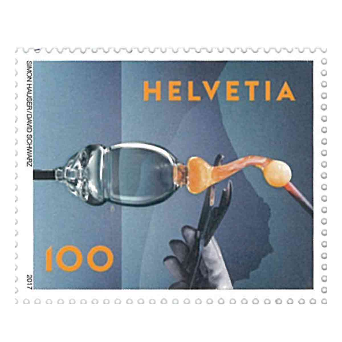 Switzerland Stamp, 2017 Glass Craftsmanship