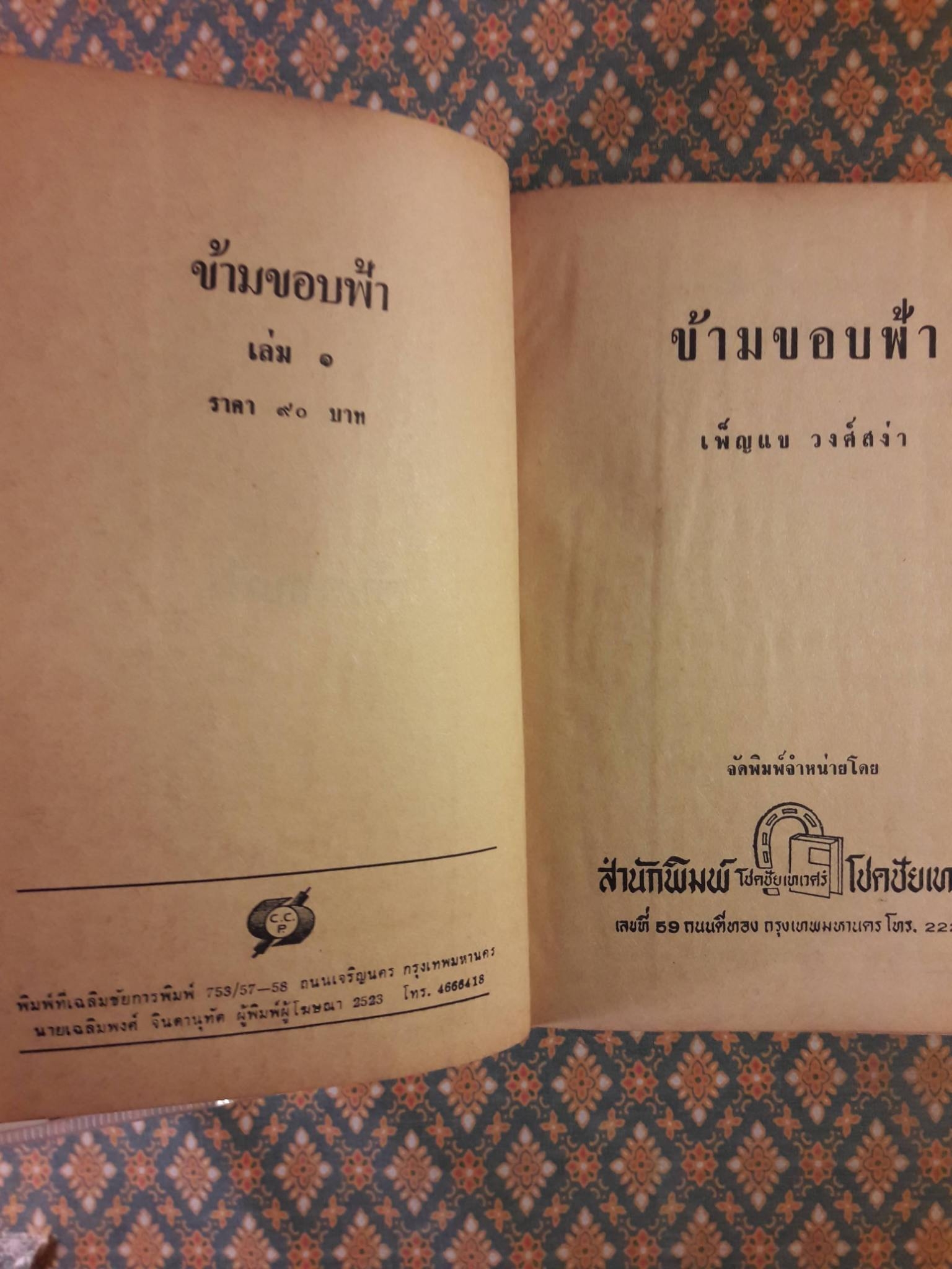 ข้ามขอบฟ้า (2 เล่มจบ)