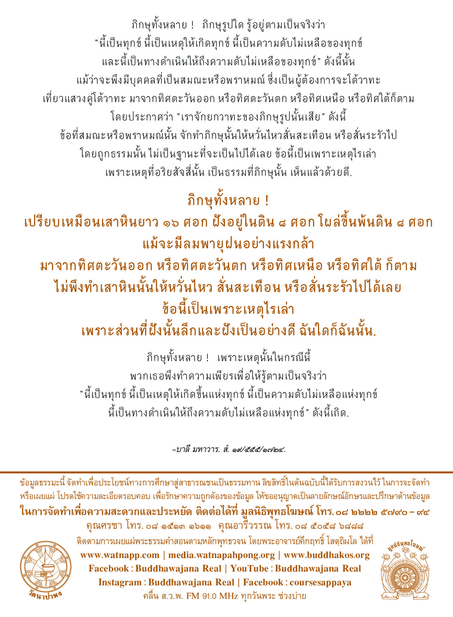 หนังสือ พุทธวจนเล่มเล็ก หมวดธรรม เปิดธรรมที่ถูกปิด ฉบับที่ 2 เรื่อง : คู่มือ โสดาบัน