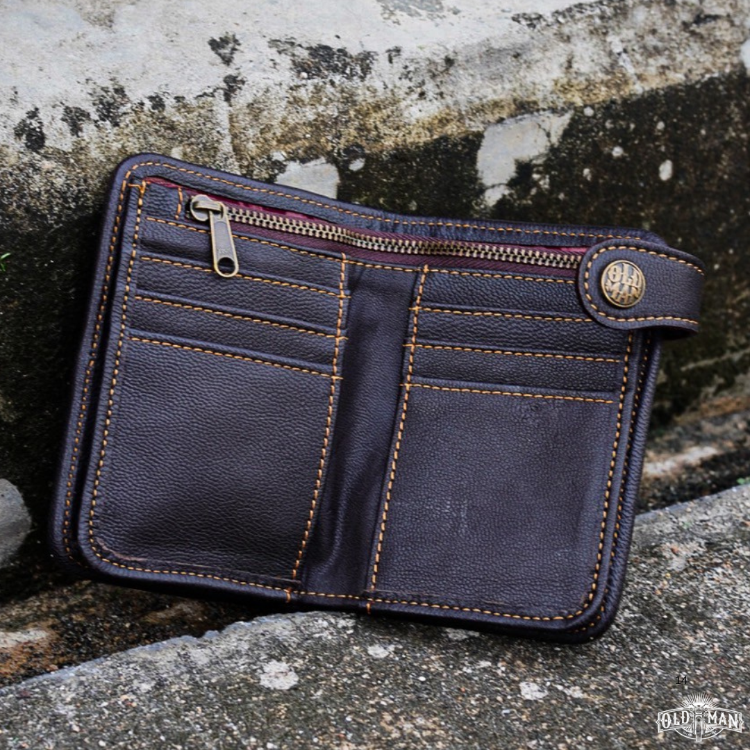 Ledger wallet หนังแพะล้วน