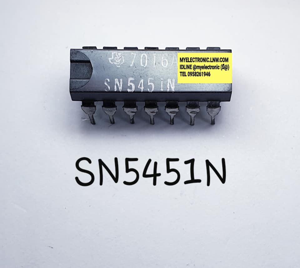 SN5451Nยี่ห้อTEXASตัวถังDIP14ขาราคาตัวละบาท