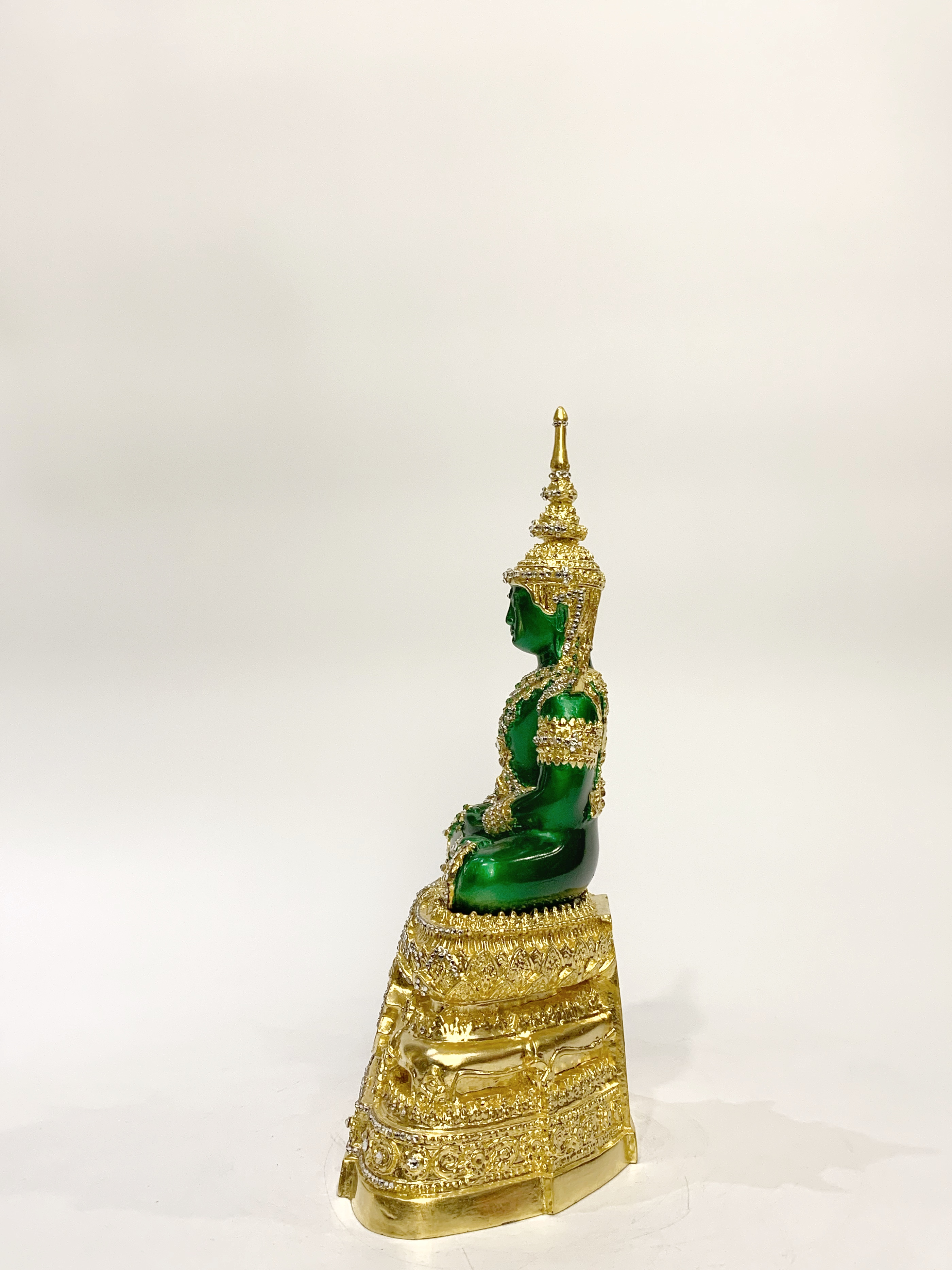 พระพุทธรูป พระแก้วมรกต ทรงเครื่องฤดูร้อน หน้าตัก 5 นิ้ว วัดพระศรีรัตนศาสดาราม ปี พ.ศ.2542
