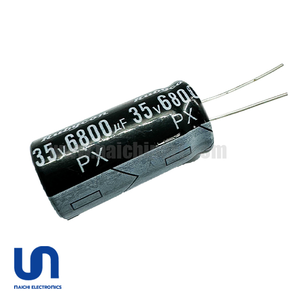 C คาปาซิเตอร์ 6800uF 35V 5 105°C Size 17x35mm
