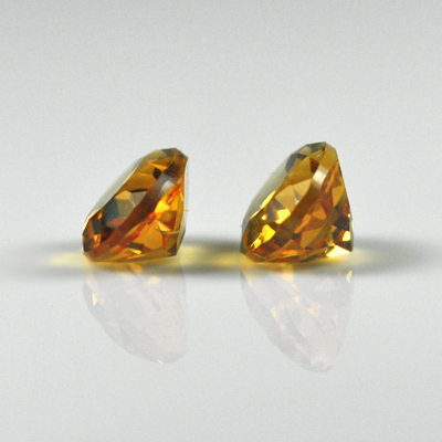 **ขายแล้ว**ซิทริน (Citrine) 2 เม็ด น้ำหนักรวม 1.38 กะรัต