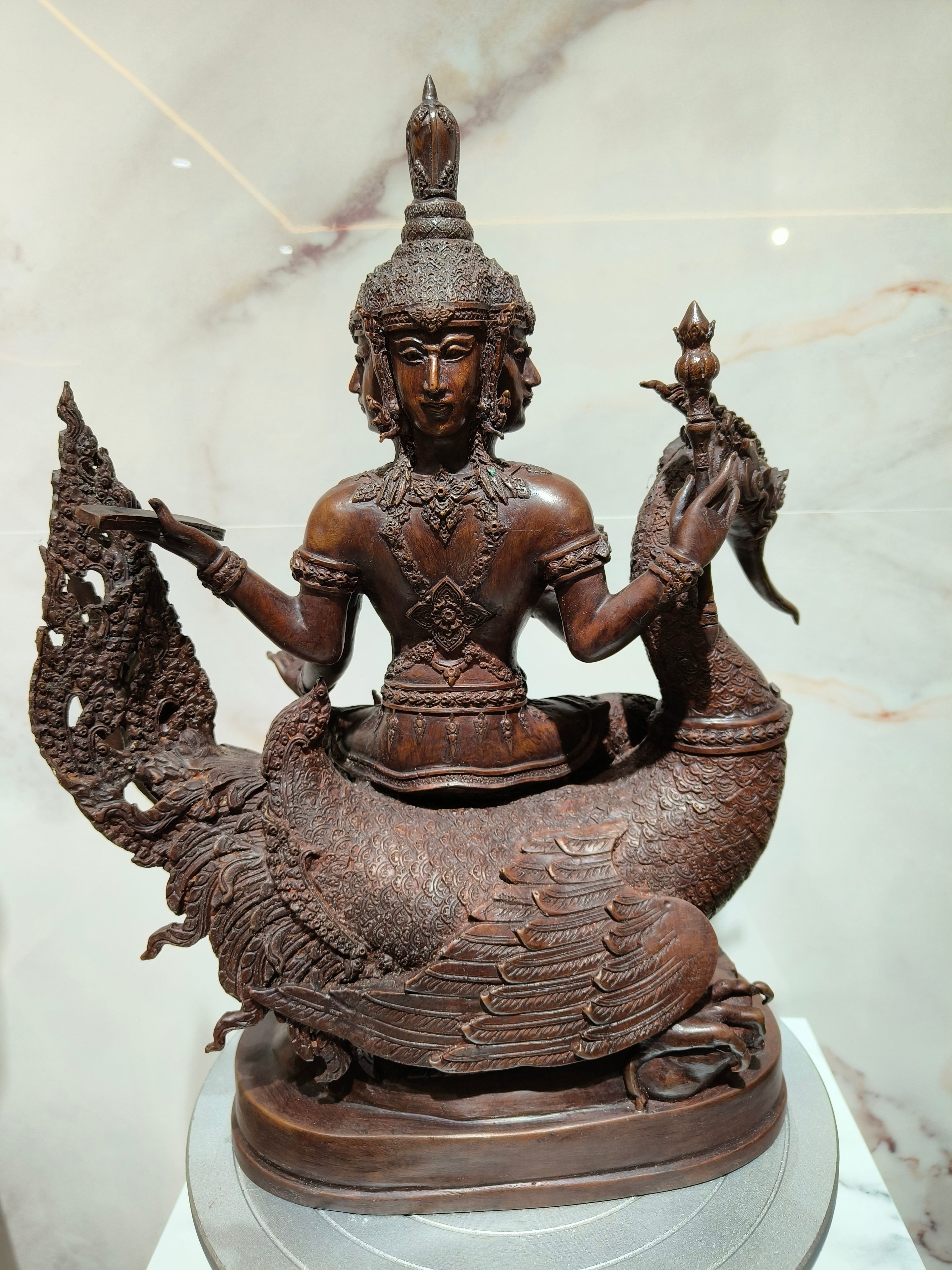 รูปหล่อ พระพรหมทรงหงส์ หน้าตัก 9 นิ้ว