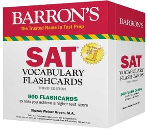BARRON'S SAT VOCABULARY FLASHCARDS (3RD