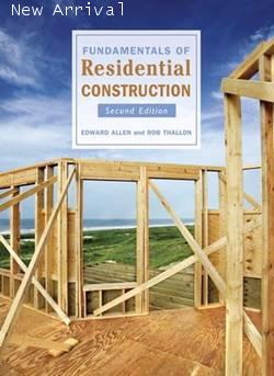 Fundamentals of Residential Construction, 2nd Edition ISBN 9780471681793