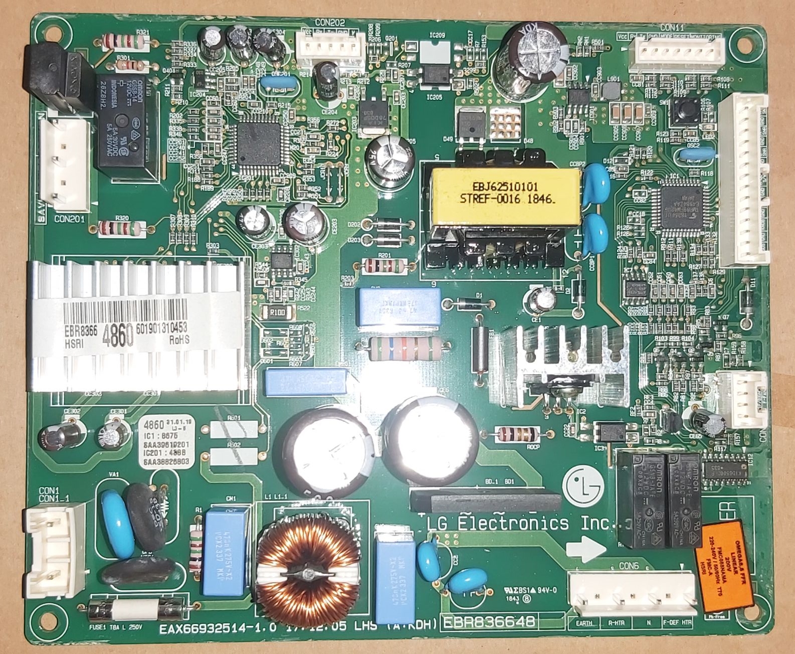 EBR83664860 เมนบอร์ดตู้เย็น LG ของใหม่