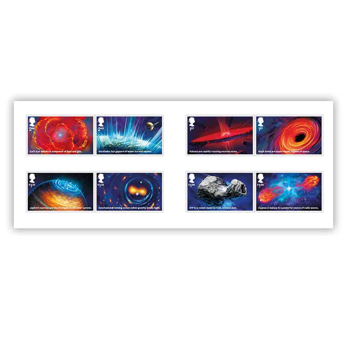 UK Stamp, 2020 Visions of the Universe Stamps