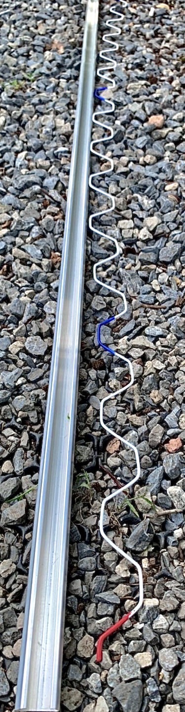 รางวายล็อค 2 เมตร พร้อมสปริง 1 เส้น (ขายขั้นต่ำ 12 ชุด)