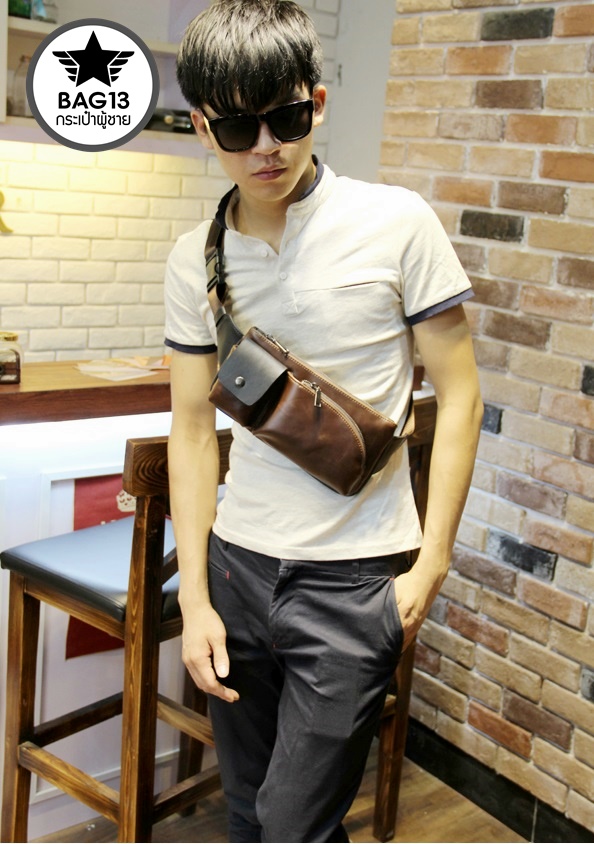 กระเป๋าคาดอกผู้ชาย รหัส B002