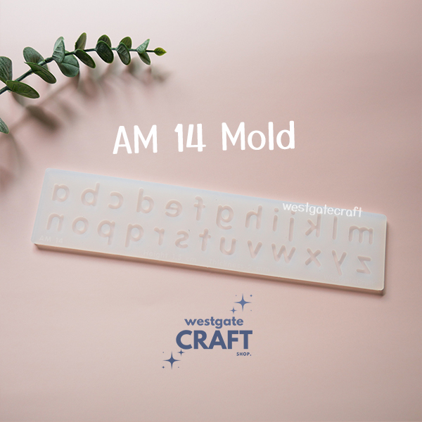 แม่พิมพ์ตัวอักษร AM13-15 Mold / Height 1.1-1.5 cm