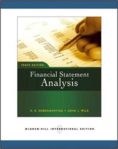 Financial statement analysis 10E ISBN 9780071263924