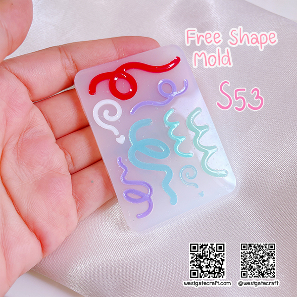 แม่พิมพ์ซิลิโคน S53 Free Shape Mold