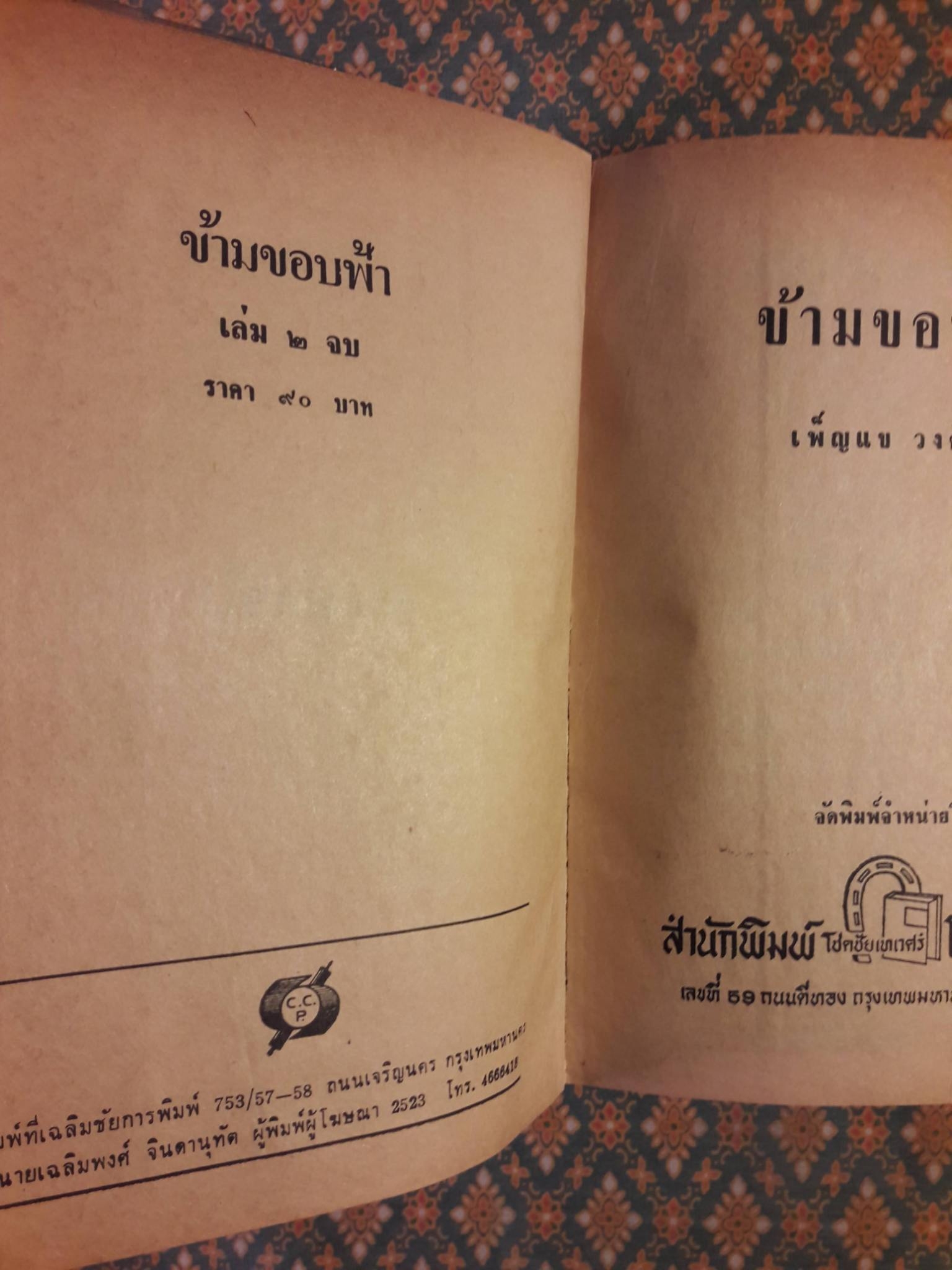 ข้ามขอบฟ้า (2 เล่มจบ)