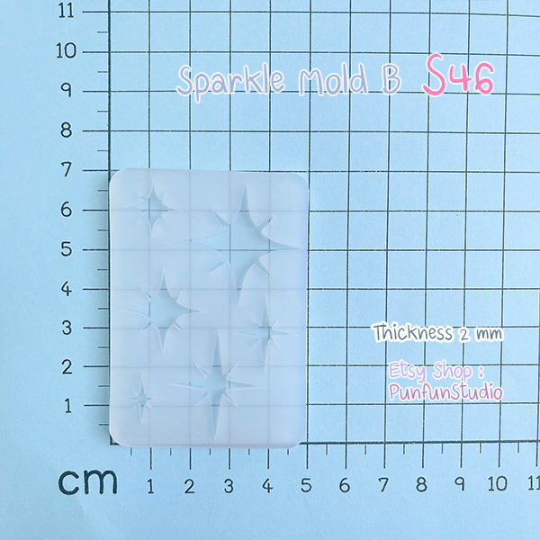แม่พิมพ์ซิลิโคน S46 Sparkle Mold B