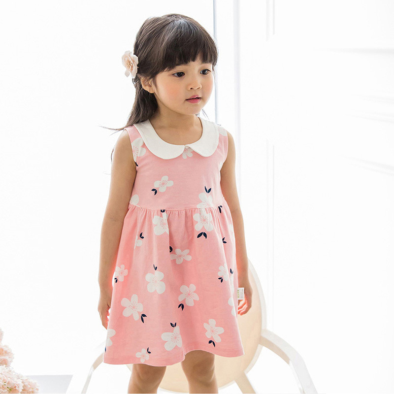 �เดรสเด็กคอบัว ลายดอกไม้ มินิเดรส � PETERPAN COLLAR DRESS