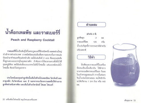 เครื่องดื่มน้ำผักผลไม้ สมุนไพรและเครื่องเทศ